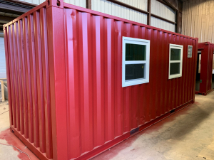 Red 20 Ft Shipping Container