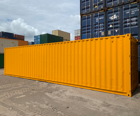 Modified Yellow Shipping Container