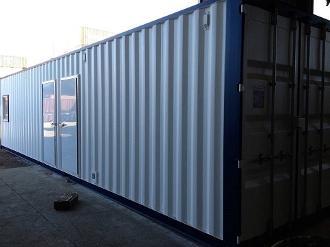 Shipping Containers Ready to Be Repurposed into Storage Facilities