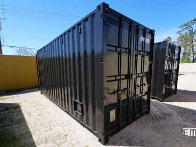 20 FT Black Container Business Modification