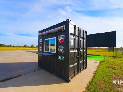 Shipping Container Bar Cricket Stadium