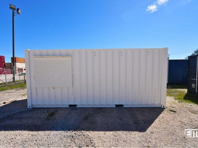 White 20 FT Multi Window Business Modification